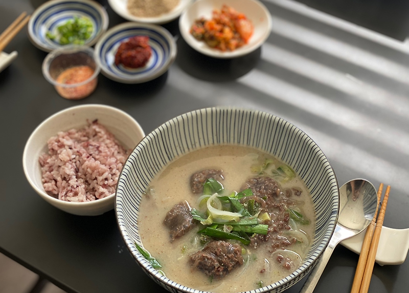 [미국집밥] 순대사서 순대국 만들기 & 순대국 양념장까지