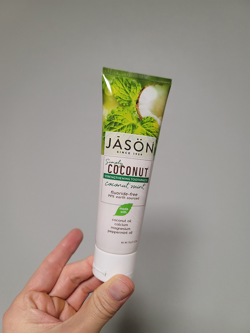 JASON COCONUT toothpaste