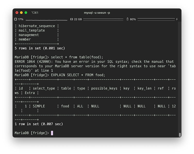 Sql explain plan 