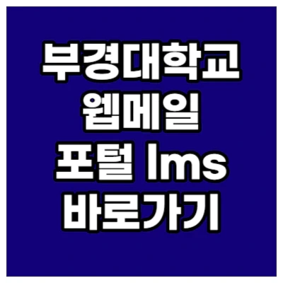 <b>부경대</b>학교 웹메일 포털 스마트<b>lms</b> 사이트 바로가기