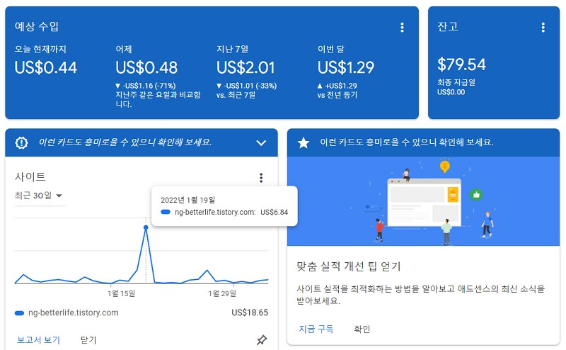 티스토리 4개월차 애드센스 수익 공개! 방문자 수와 수익은 연관이 있을까?