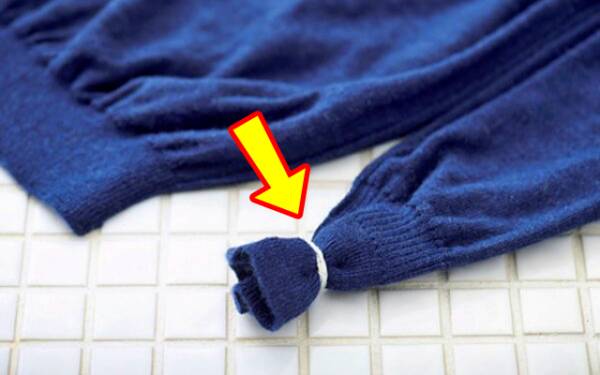 늘어난 니트 소매 줄이기 | 줄어든 니트 복원 세탁 '이것' 활용하세요