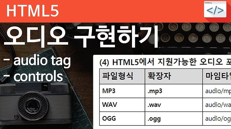 HTML5 - 15 [ audio] html5에서 오디오 구현하기, 오디오종류 및 브라우저 지원 현황 :: Rock's Ezweb