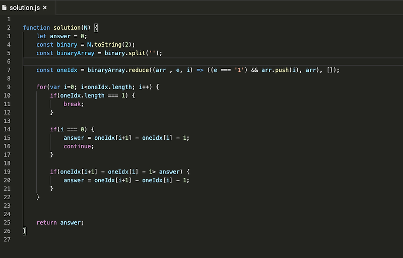 Codility Javascript Test Example