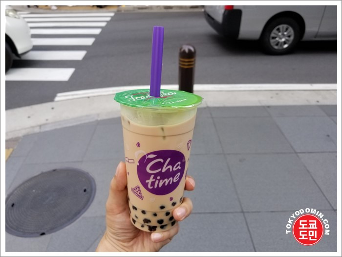도쿄 긴자 차타임(ChaTime)의 타피오카 밀크티