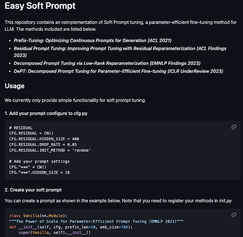 [LLM] Easy Soft prompt 개발 2탄 (마지막)