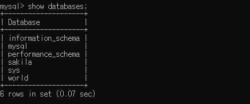 [MySQL] MySQL Command Line Client 사용