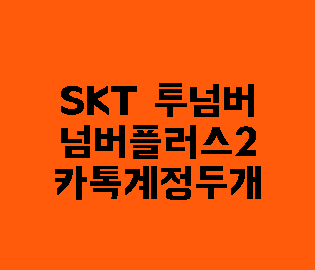 Sk텔레콤 넘버플러스, 카톡 계정 두개