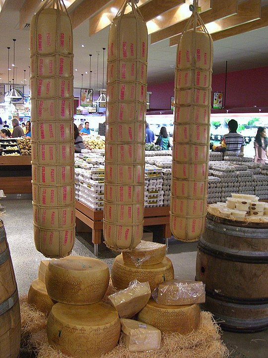 이탈리아 치즈 프로볼로네 치즈(Provolone cheese)란 무엇인가, 프로볼로네 치즈 보관법과 용도등