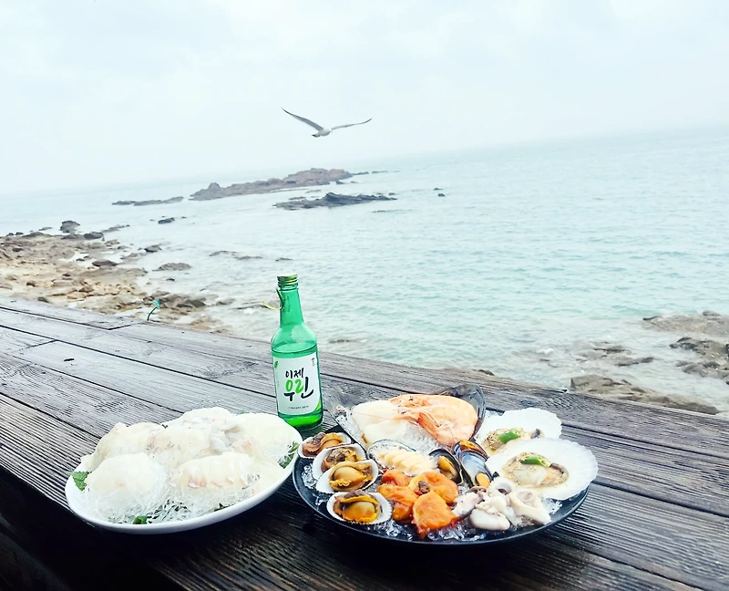 태안 너울 횟집 만리포 해수욕장 허영만 맛집 감성사진 찍어요