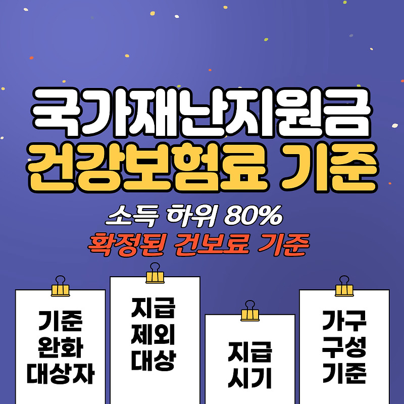 재난지원금 건강보험료 기준, 확정된 하위 80%기준 확인하세요