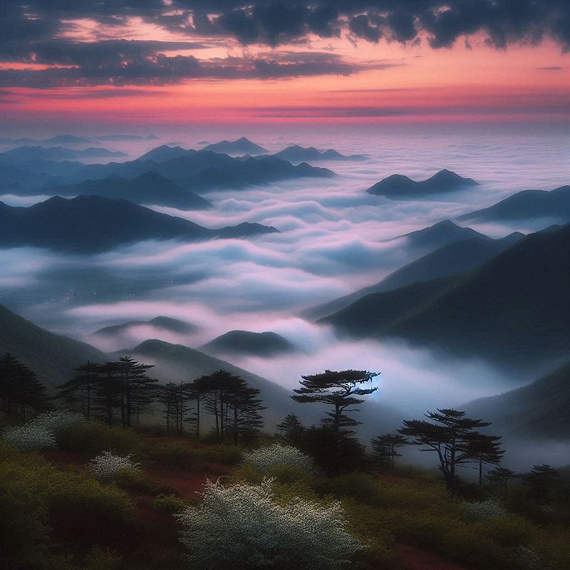 높은 산