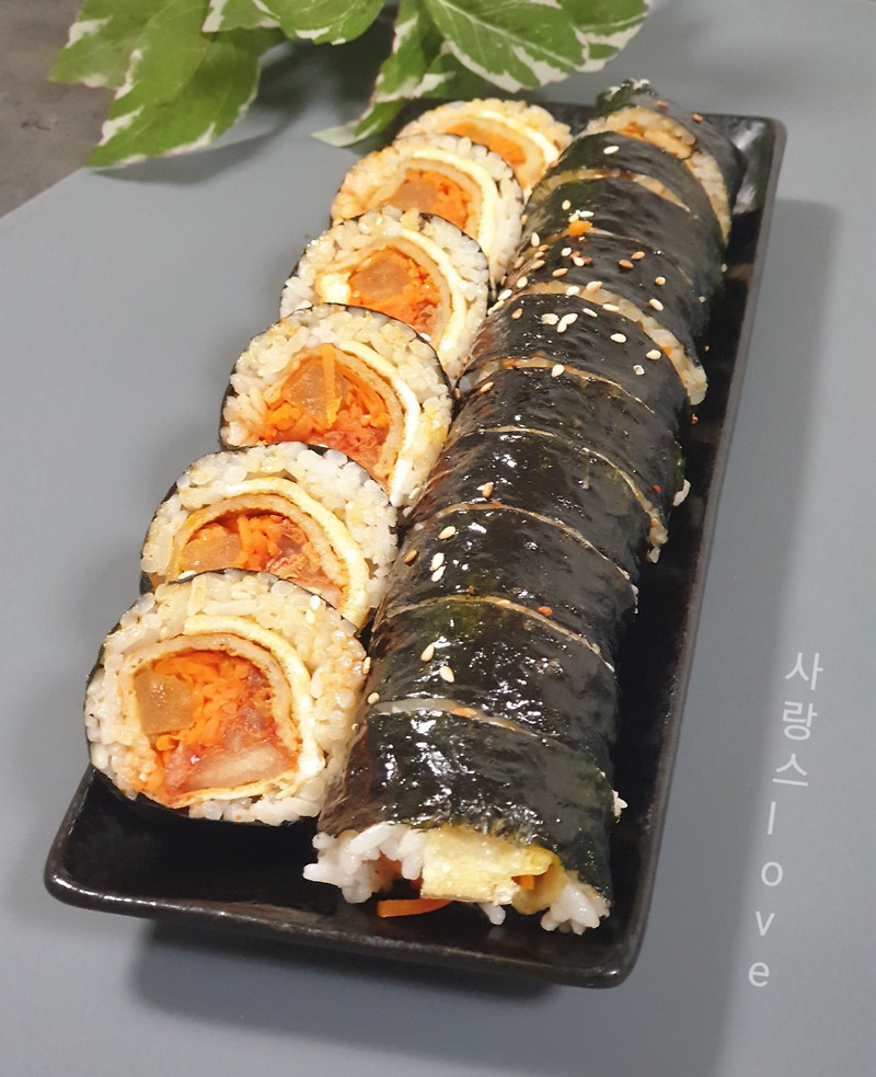 김치김밥 만들기 개운한 맛이 매력적인 김치김밥 레시피