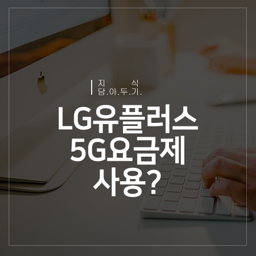 LG유플러스 5G단말기 LTE요금제 사용?