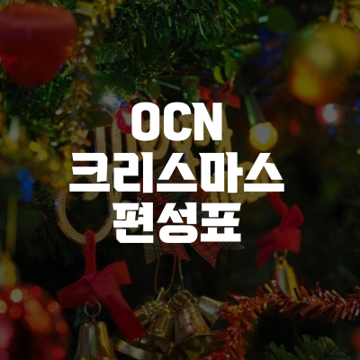 2021 OCN 크리스마스 특선영화 편성표 (12/24 ~ 12/26): 해리포터 전편, 나홀로집에2