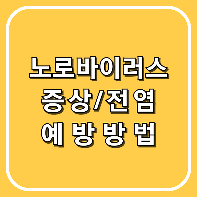 노로바이러스 장염 증상 전염성 예방방법 (f. 어리굴젓)