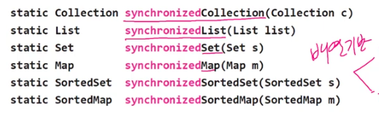 [Java] Collections 컬렉션을 위한 메서드