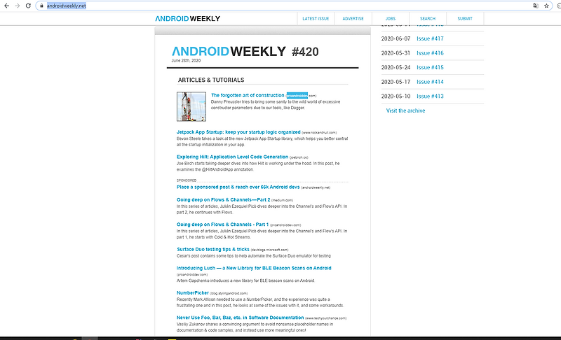 [자바(java)] Jsoup 크롤링 사용 (feat. Spring Boot , Android Weekly article)