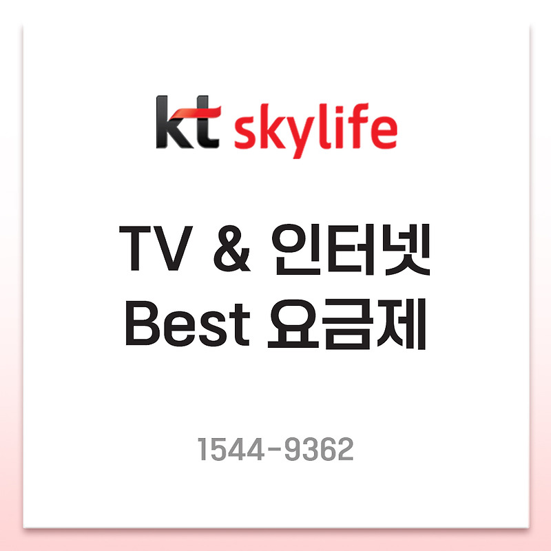 스카이라이프 인터넷&TV 인기 요금제