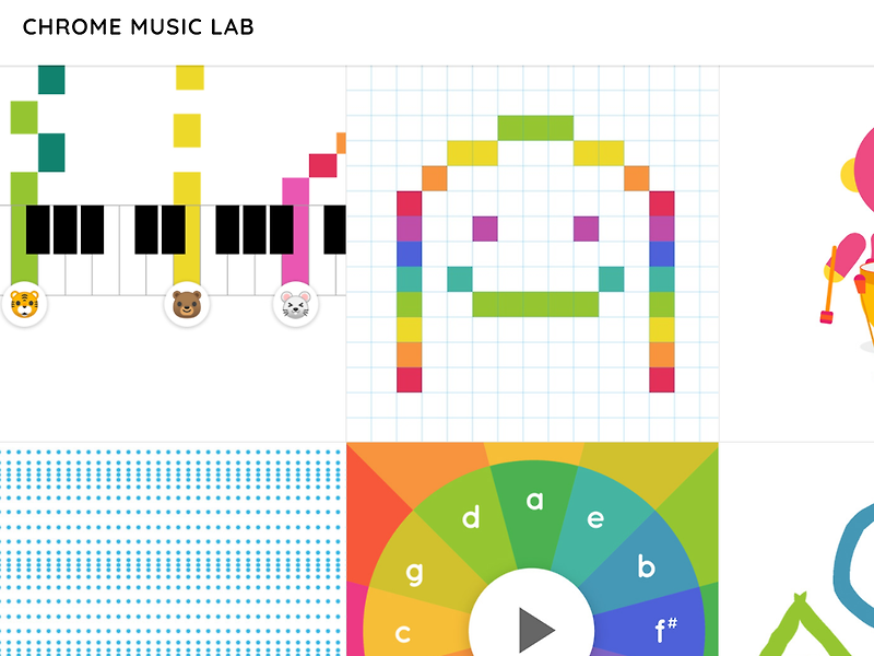 Chrome MusicLab 간단 작곡 사이트