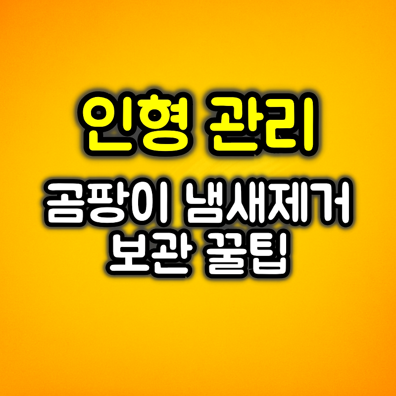 인형 관리 곰팡이 냄새 방지하는 방법 및 보관 꿀팁