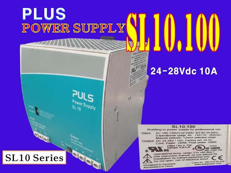 산업용 전원 공급 장치 PLUS POWER 24-28V 10A 240W SMPS SL10.105 290.919.00-038 ...