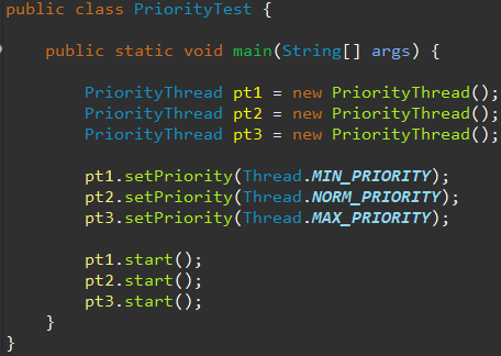 [Java] 스레드(Thread) 우선순위 - (MIN, NORM, MAX)_PRIORITY
