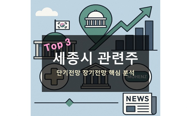 세종시 관련주 Top3 전망 행정수도 이전 신신제약 모헨즈