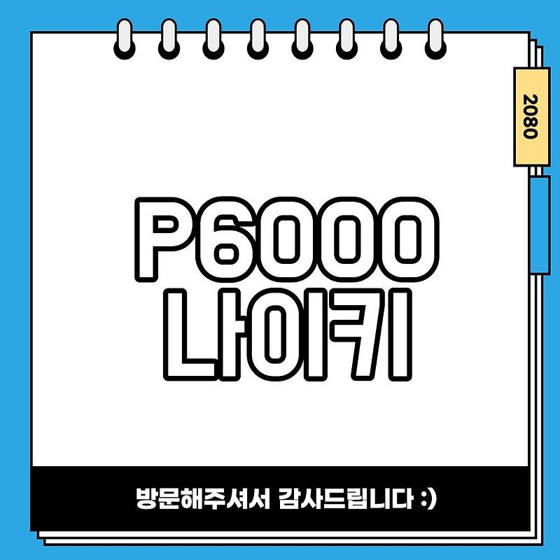 P6000나이키 반값 득템 나이키 멤버데이즈 내돈내산 리뷰