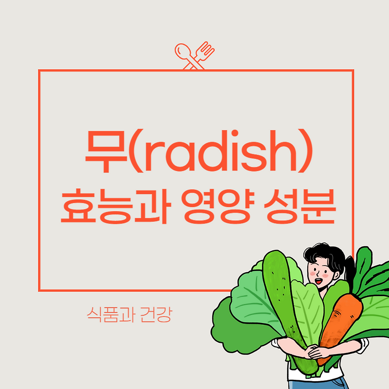 무(radish) 효능과 영양성분