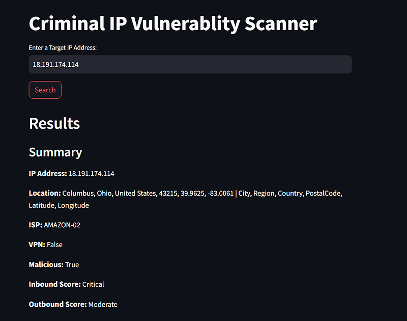  python criminal ip api 