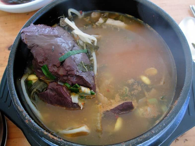 한국의 선지(소의 피)를 먹는 식문화 (특징, 글로벌 인식, 역사, 요리법)