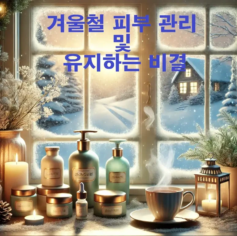 겨울철 피부 관리, 차가운 날씨에도 촉촉한 피부를 유지하는 비결