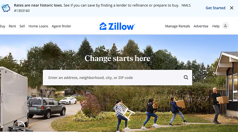미국 부동산 어플, 웹사이트 zillow