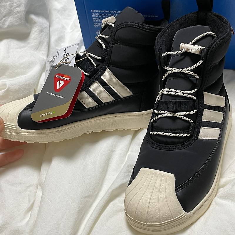 슈퍼스타 360 부츠 2.0 차일드/ 아디다스 키즈 부츠/ 아디다스 부츠/ 키즈부츠/6살 패딩부츠