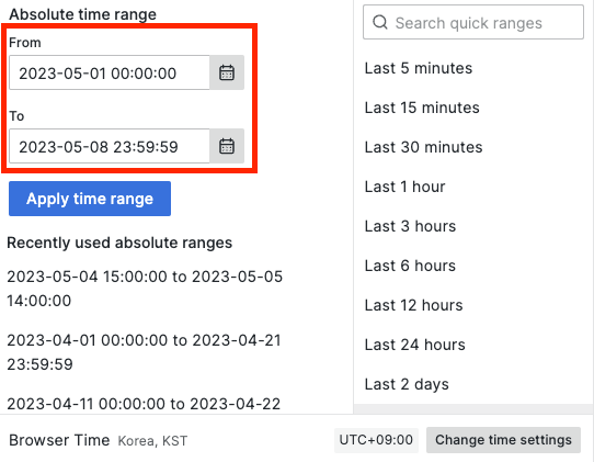 [Grafana] 브라우저 시간 받아오기 (Get Browser Time)| LIM