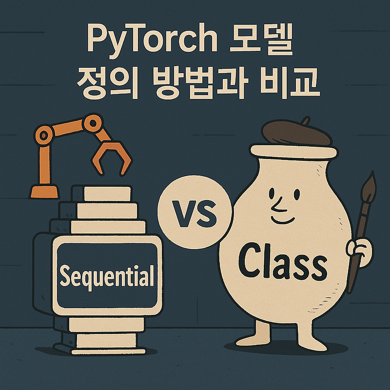 Sequential vs Class: PyTorch 모델 정의 방법과 비교 — 보람찬 코기의 개발자 블로그