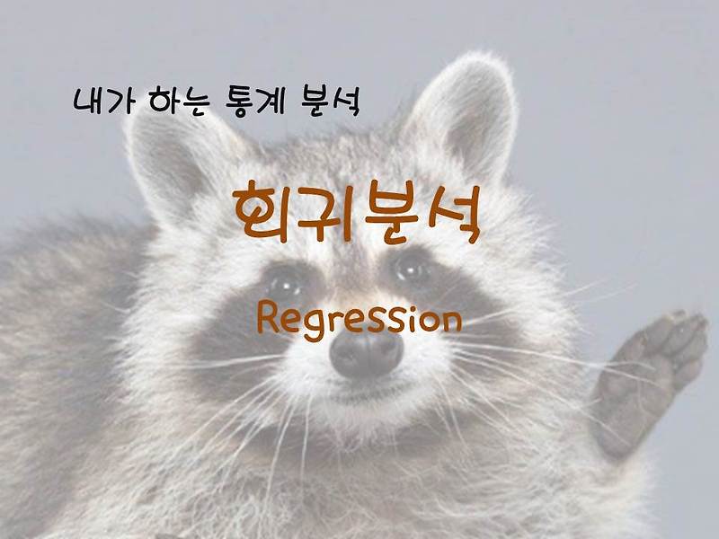 [내가 하는 통계 분석] 회귀분석(1). 회귀분석(Regression) in R