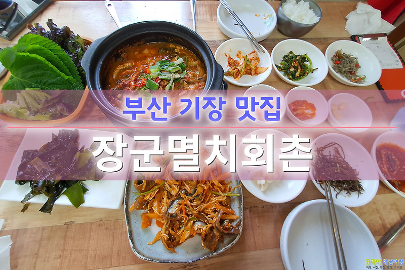 코리아배낭여행 :: 부산 기장 맛집 장군멸치회촌 멸치회무침 멸치찌개 기장멸치축제