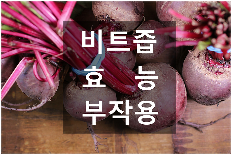 레드 비트즙 효능 부작용, 빈혈에 좋은 음식