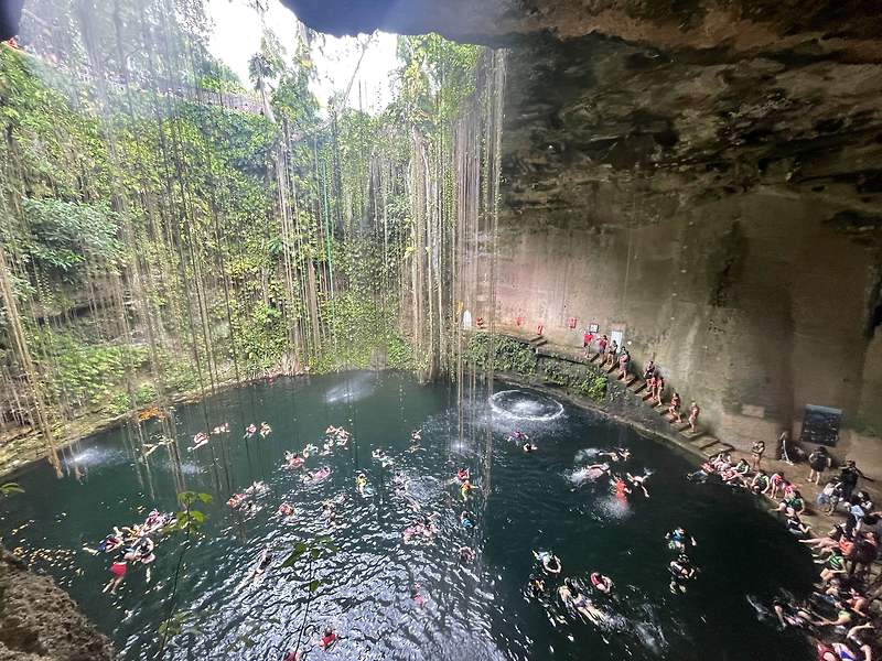 [멕시코 칸쿤여행] 익킬 세노테 Ik-Kil Cenote & 바야돌리드 Valladolid 투어