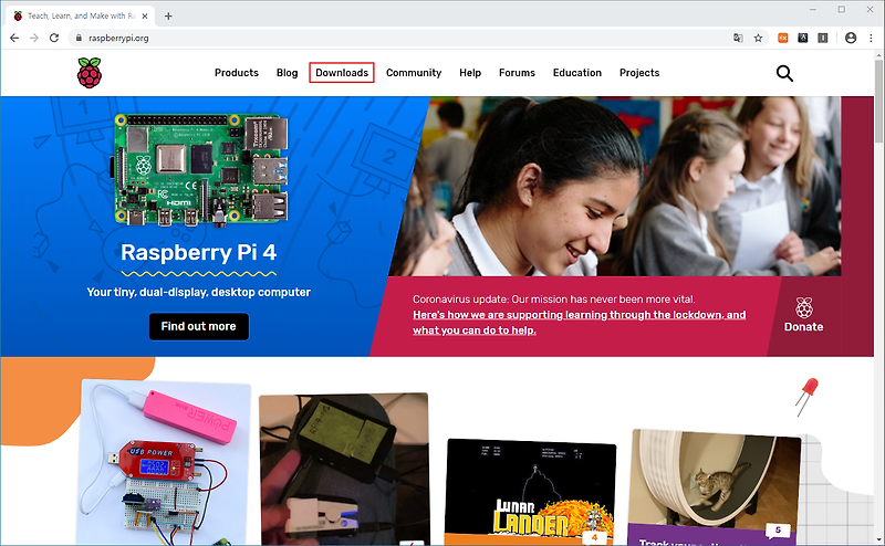 Raspberry Pi OS  다운로드 (구, Raspbian-라즈비안) :: KADOSHoly