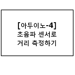 [아두이노기초-4] 초음파 센서로 거리 측정하기