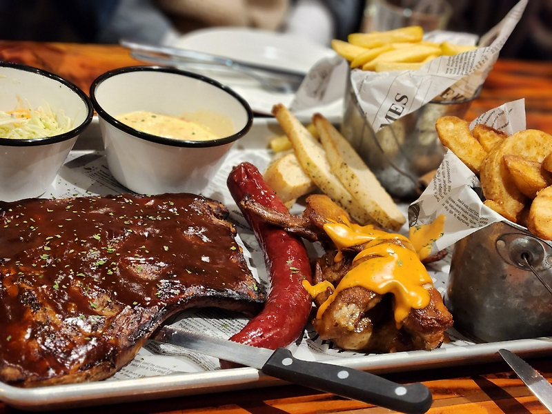뉴질랜드 북섬 파이히아 맛집, Jimmy Jack's Rib Shank 지미잭스립