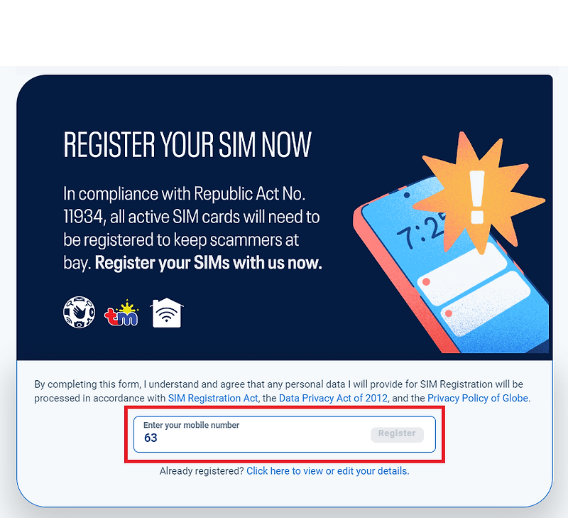 Phil_Life (EP9. 글로브 선불식 심카드 등록 Register Globe Prepaid Sim Card)