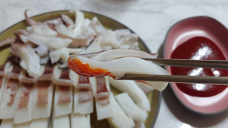 오징어 데치는법 데치기 시간 요리  종류 무침 영양 효능