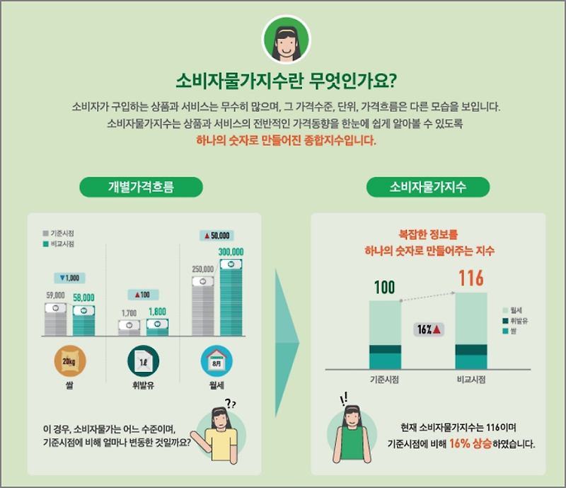 소비자물가지수 vs 연금인상률