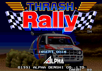 [고전게임] 고전 레이싱 게임! 스래쉬 랠리(Thrash Rally) (다운로드첨부)