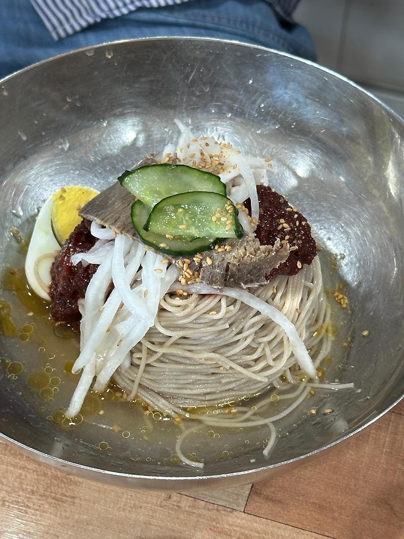 [애월맛집] 애월리 순 메밀 막국수! 평양 냉면도 맛있고, 들기름 막국수도 쵝오!