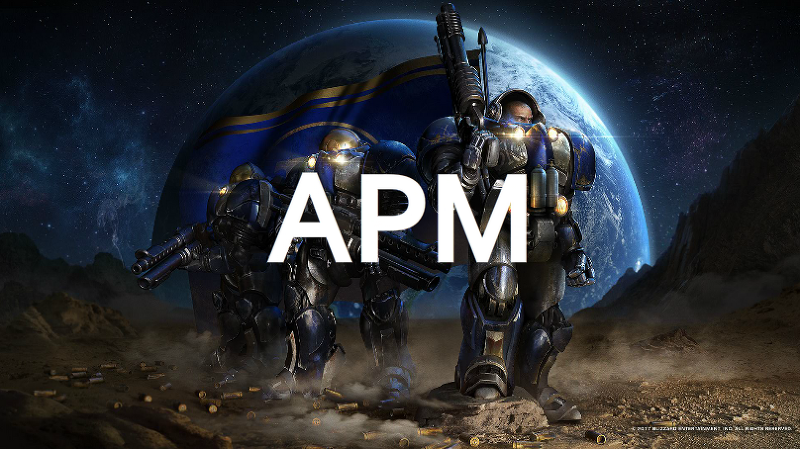 스타크래프트 - APM 표시 방법